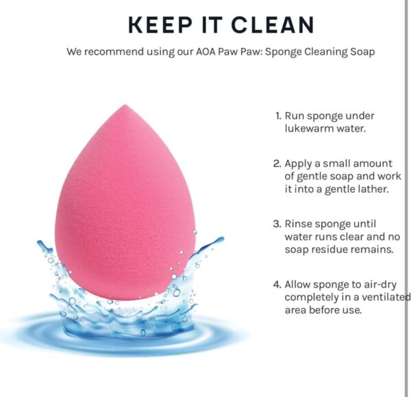 Hoiypad Collection makeup Sponge Set Latex Free and High-definition Set of 6 makeup Wonder blender For Powder Cream and Liquid, Super Soft Beauty Cosmetic