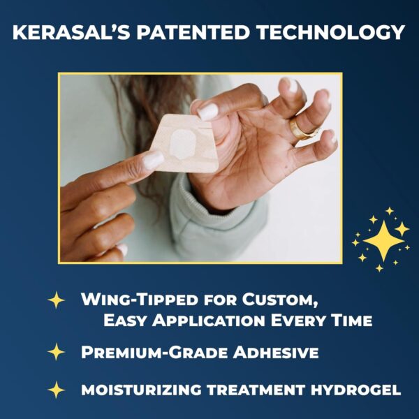 Kerasal Nighttime Renewal Fungal Nail Patches - 14 Patch - Overnight Nail Repair for Nail Fungus Damage, 8-Hour Nail Treatment Restores Healthy Appearance - Image 4