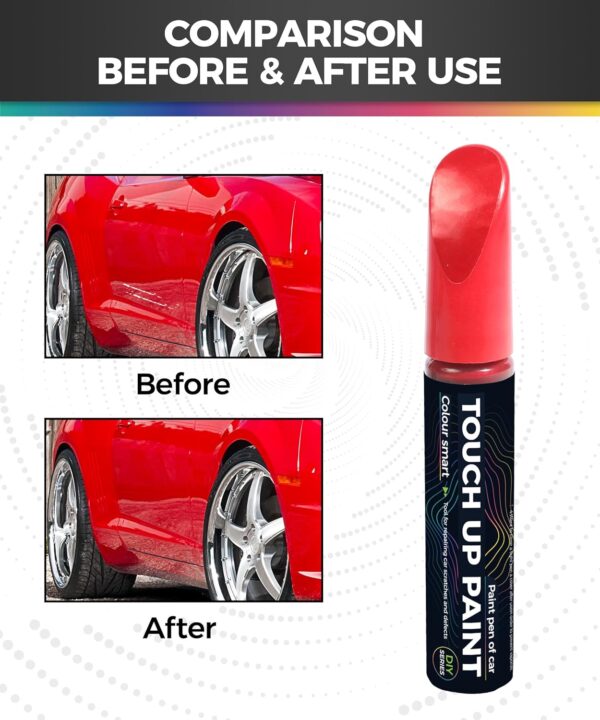 RED Touch Up Paint Pen,Touch Up Paint for Cars,Car Accessories Car Touch Up Paint, Automotive Paint Pen Scratch Repair,Car Remover Scratch Paint Pen,Car Paint Pen for Erase Car Scratches - Image 2