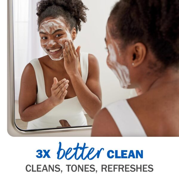 Olay Cleansing Melts + Hyaluronic Face Cleanser, 64 ct. total (2 x 32 ct.), Water-Activated Face Wash to Clean, Tone, and Refresh, Fragrance-Free - Image 2
