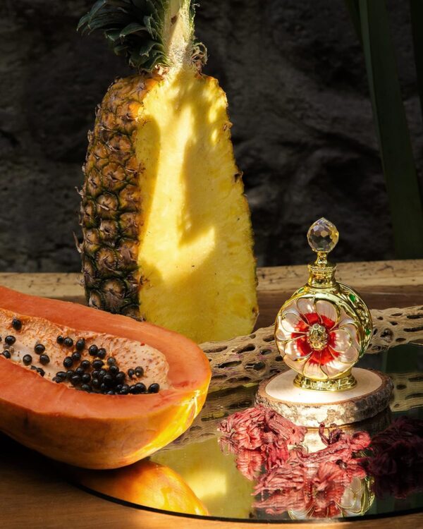 Swiss Arabian Layali Rouge - Luxury Arabian Perfume Oil from Dubai - Long Lasting Arabian Perfume for Women - Exotic, Fruity, Floral, Alcohol Free EDP - 0.5 oz - Image 3
